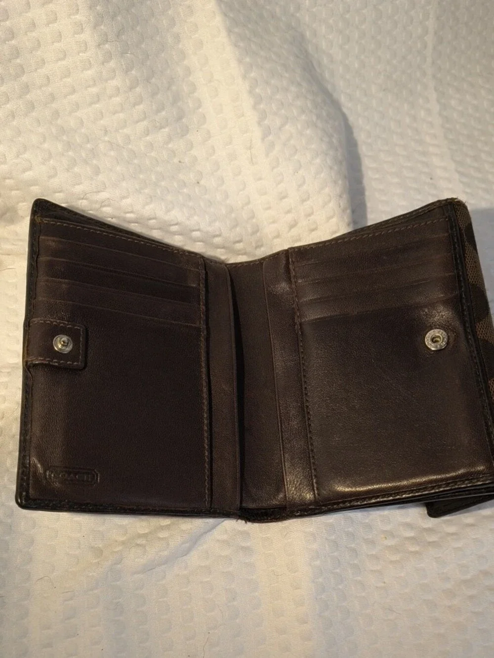 Coach signature wallet